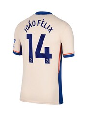 Nike Cream Chelsea Away Stadium Shirt 2024-25 Joao Felix 14 - Image 3 of 3