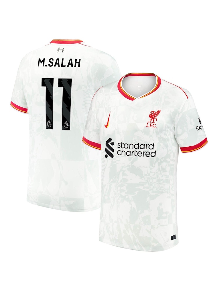 Nike White Liverpool Third Stadium Shirt 2024-25 - Image 1 of 3