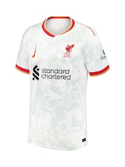 Nike White Liverpool Third Stadium Shirt 2024-25 - Image 2 of 3