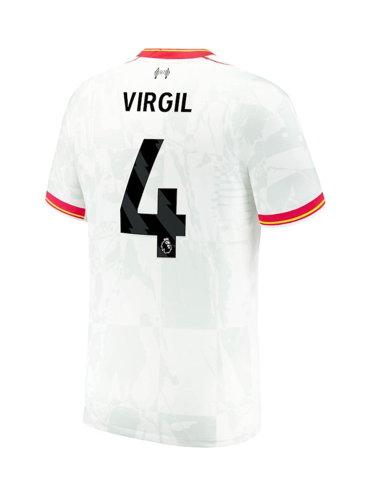 Nike White Liverpool Third Stadium Shirt 2024-25 - Image 3 of 3