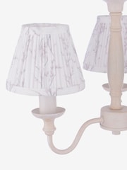 Laura Ashley White Pussy Willow 3 Light Semi Flush - Image 6 of 6
