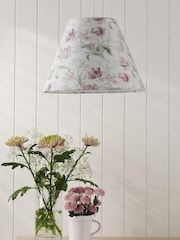 Laura Ashley White Gosford 1 Light Pendant - Image 3 of 6