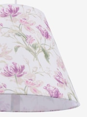 Laura Ashley White Gosford 1 Light Pendant - Image 4 of 6