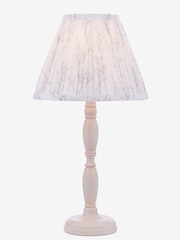 Laura Ashley White Pussy Willow Table Lamp - Image 4 of 6