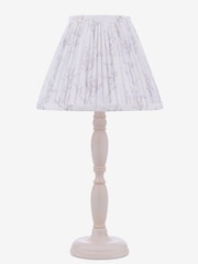 Laura Ashley White Pussy Willow Table Lamp - Image 5 of 6