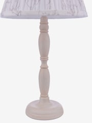 Laura Ashley White Pussy Willow Table Lamp - Image 6 of 6