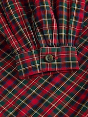 Red Check Ruffle Collar Blouse (3-16yrs) - Image 9 of 9