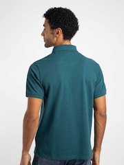 Weird Fish Blue Bobby Melange Pique Polo Shirt - Image 2 of 7