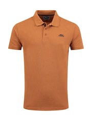 Weird Fish Orange Bobby Melange Pique Polo Shirt - Image 5 of 6