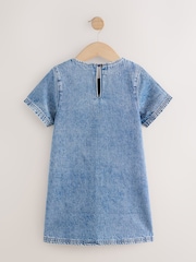 Denim 100% Cotton Shift Dress (3-16yrs) - Image 5 of 7