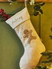 Personalised Gingerbread Christmas Stocking by My 1st Years - Image 2 of 5