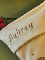 Personalised Gingerbread Christmas Stocking by My 1st Years - Image 3 of 5