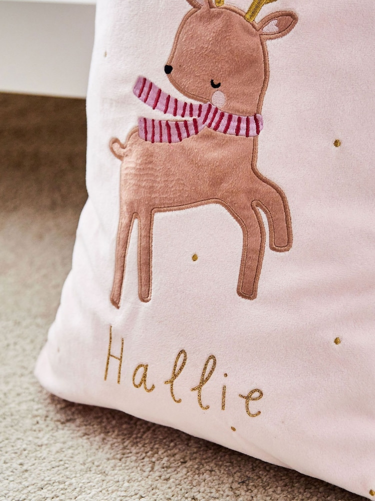 Personalised Christmas Reindeer Gift Sack by My 1st Years - Image 2 of 3