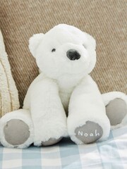 Personalised Polar Bear Soft Toy by My 1st Years - Image 1 of 4
