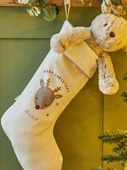 Personalised Rudolph Christmas Stocking by My 1st Years - Image 1 of 4