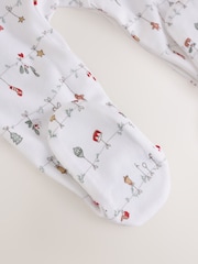 Weiß - My First Baby Christmas Sleepsuit (0-18mths) - Bild 11 von 15