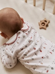 Weiß - My First Baby Christmas Sleepsuit (0-18mths) - Bild 4 von 15