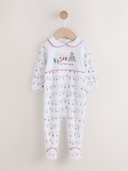 Weiß - My First Baby Christmas Sleepsuit (0-18mths) - Bild 6 von 15