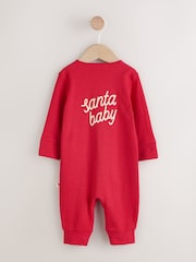 Vermelho - Baby Christmas Santa Sleepsuit (0mths-3yrs) - Imagem 4 de 10