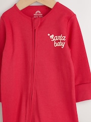 Vermelho - Baby Christmas Santa Sleepsuit (0mths-3yrs) - Imagem 6 de 10
