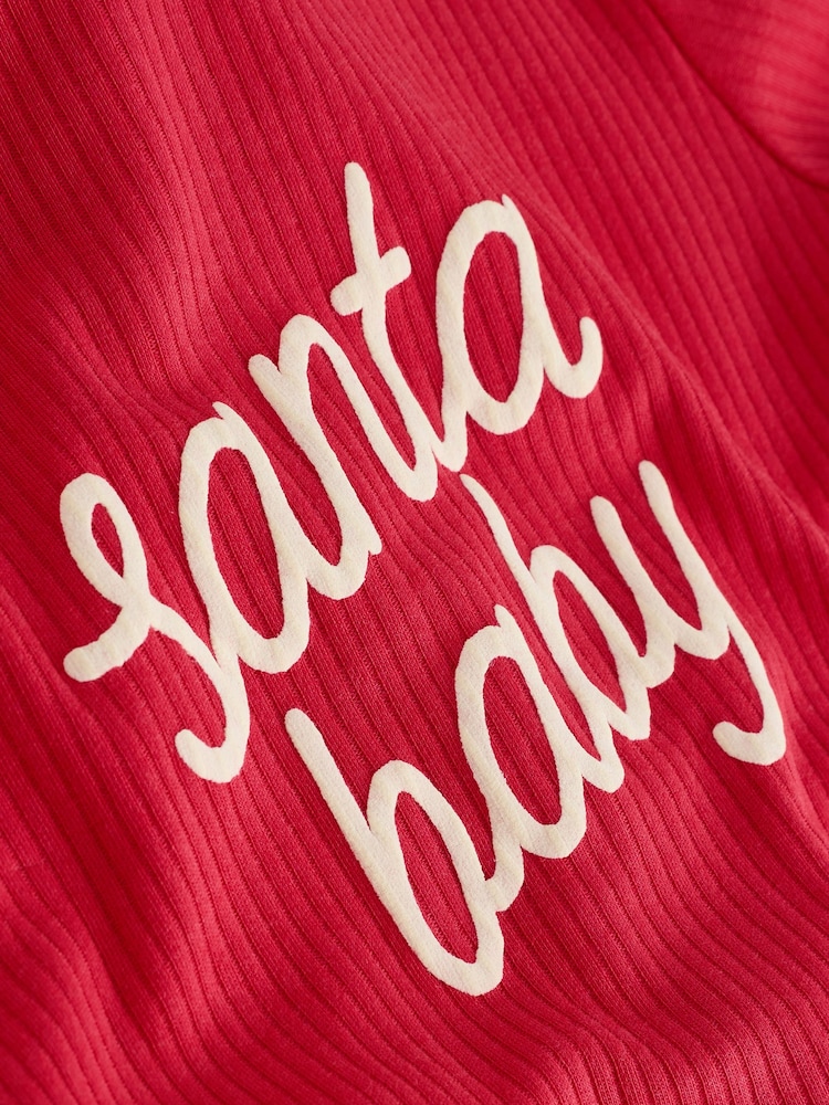 Pyjama Bébé Père Noël Avec Tutu & Chapeau - NEXT - Taille Nouveau-Né (1 Mois) - Neuf Avec Étiquette