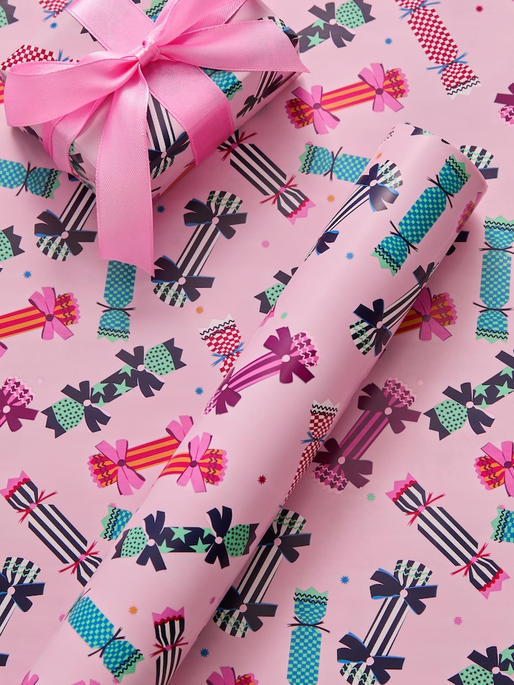 Bright Crackers Standard Width, 15m Christmas Wrapping Papers - Image 2 of 5