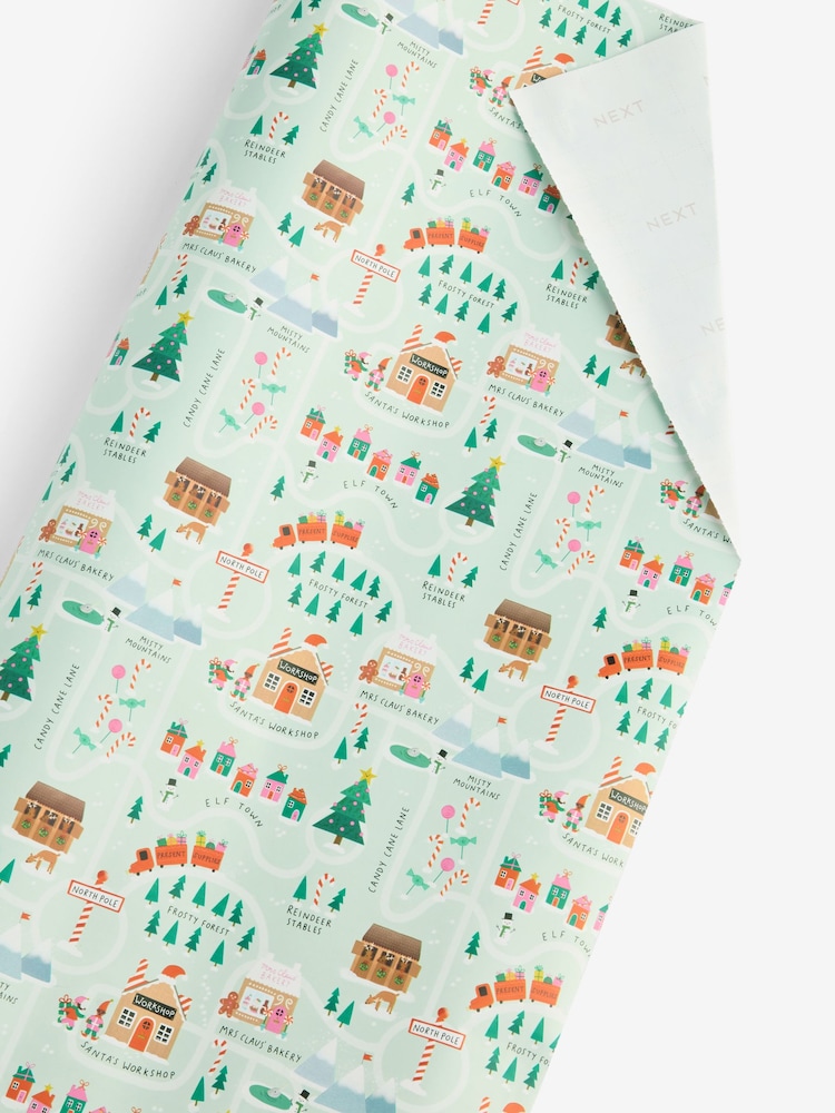 Strudel Maps Extra Wide, 10m Christmas Wrapping Papers - Image 4 of 4 Strudel Maps Extra Wide, 10m Christmas Wrapping Papers - Image 4 of 4