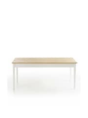 La Redoute Intérieurs White Alvina Solid Pine 6 to 8 Seater Dining Table - Image 2 of 5