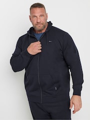 BadRhino Big & Tall Blue Zip Through Jacket and Joggers Set - Image 1 of 4