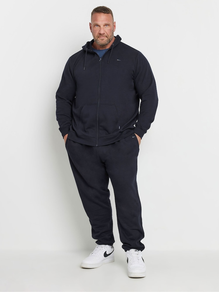BadRhino Big & Tall Blue Zip Through Jacket and Joggers Set - Image 2 of 4