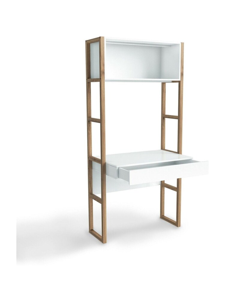 La Redoute Intérieurs White Compo Shelving and Desk Unit - Image 2 of 4