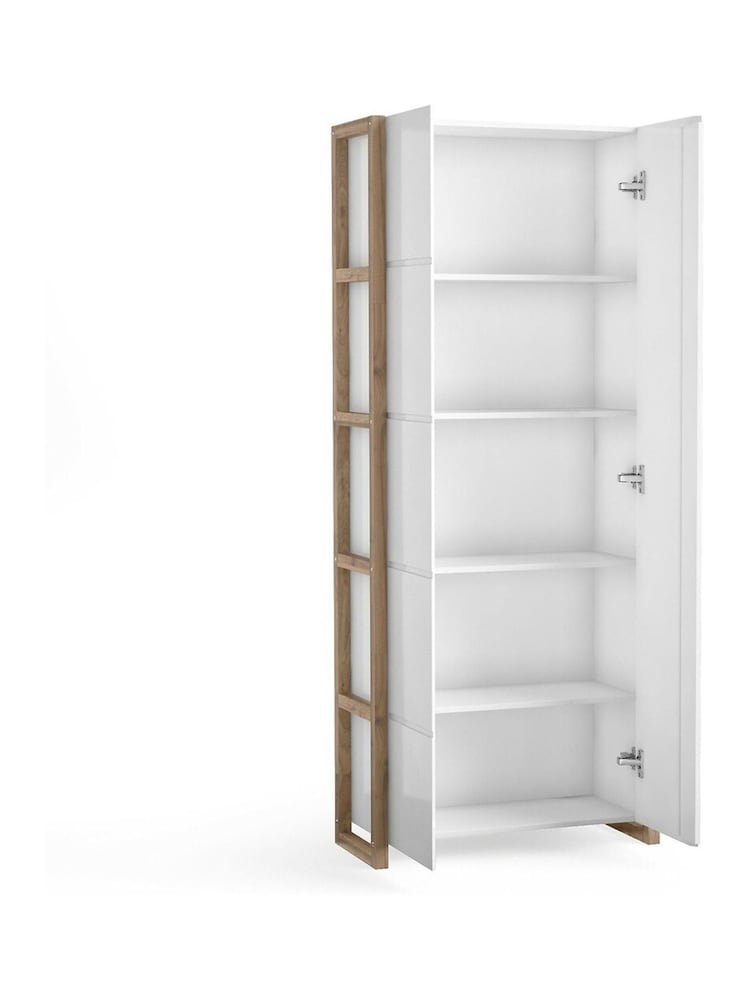La Redoute Intérieurs White Compo Bookcase Storage Cabinet - Image 2 of 4