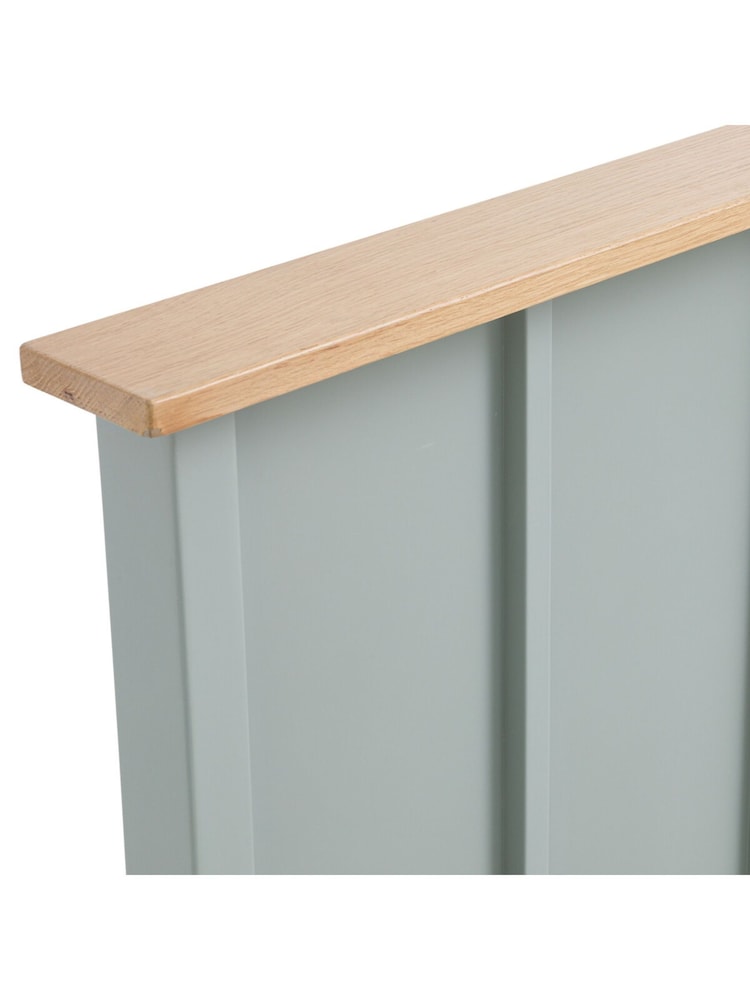 La Redoute Intérieurs Light Khaki Green Eugène Wooden King Headboard - Image 3 of 3