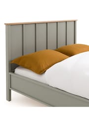 La Redoute Intérieurs Light Khaki Green Eugène Bed - Image 4 of 5