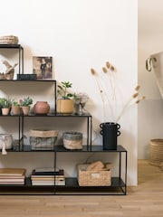 La Redoute Intérieurs Black Hiba Stepped Shelving Unit - Image 1 of 5