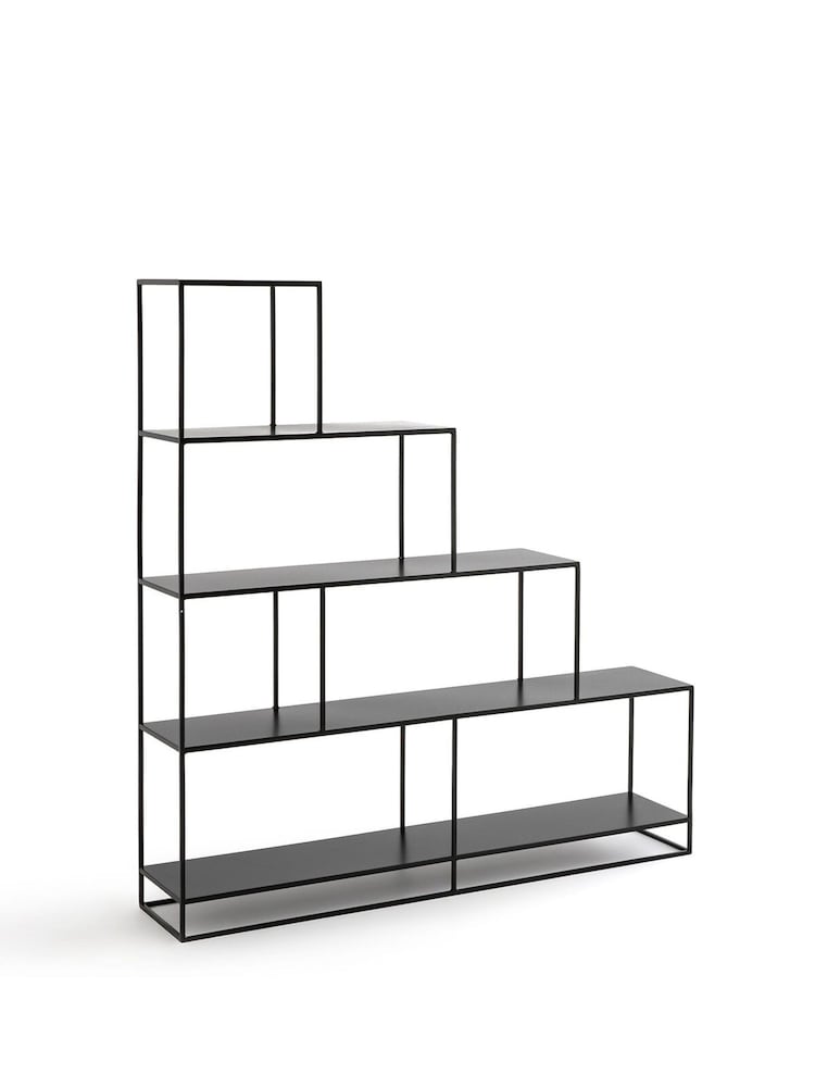 La Redoute Intérieurs Black Hiba Stepped Shelving Unit - Image 2 of 5