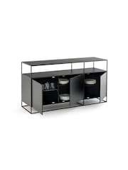 La Redoute Intérieurs Oak Hiba Metal Sideboard - Image 3 of 4