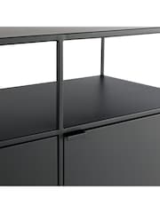 La Redoute Intérieurs Oak Hiba Metal Sideboard - Image 4 of 4