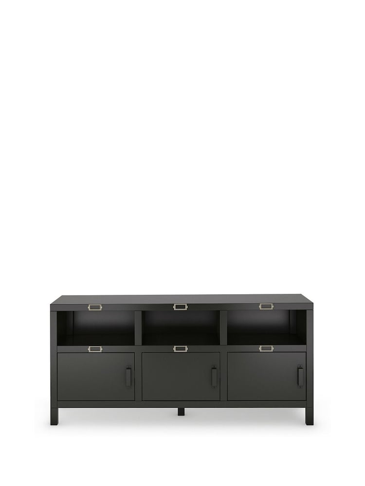 La Redoute Intérieurs Black Hiba 3-Door Sideboard - Image 1 of 5