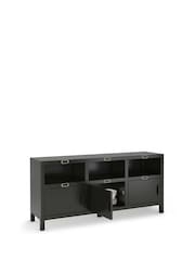 La Redoute Intérieurs Black Hiba 3-Door Sideboard - Image 3 of 5