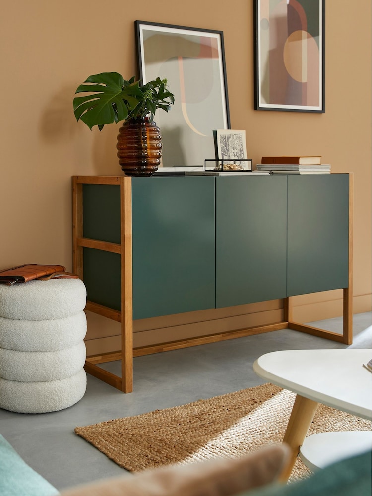 La Redoute Intérieurs Green Compo 3-Door Sideboard - Image 1 of 5