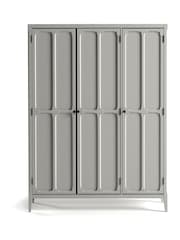 La Redoute Intérieurs Light Grey Eugenie Triple Wardrobe - Image 1 of 5