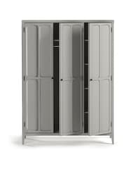 La Redoute Intérieurs Light Grey Eugenie Triple Wardrobe - Image 3 of 5