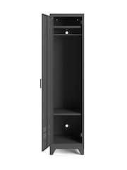 La Redoute Intérieurs Grey Hiba 1 Door Metal Locker - Image 3 of 5