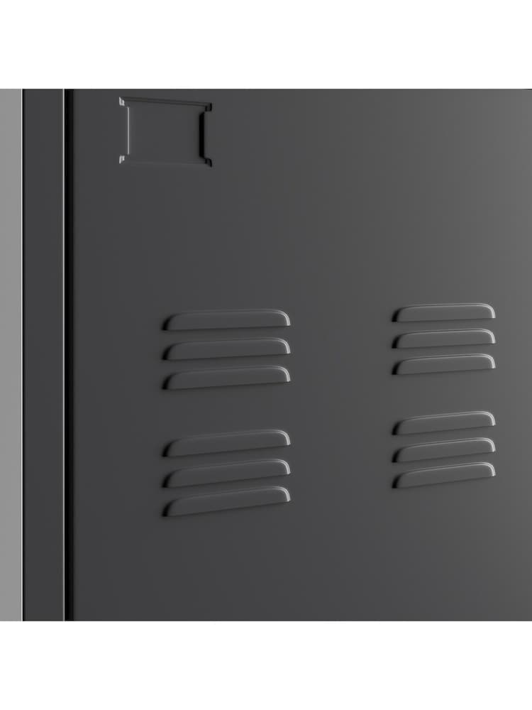 La Redoute Intérieurs Grey Hiba 1 Door Metal Locker - Image 5 of 5