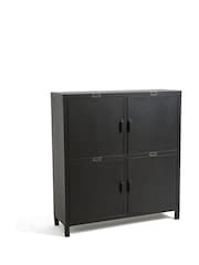 La Redoute Intérieurs Black Hiba 4-Door Sideboard - Image 3 of 5