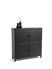 La Redoute Intérieurs Black Hiba 4-Door Sideboard - Image 5 of 5