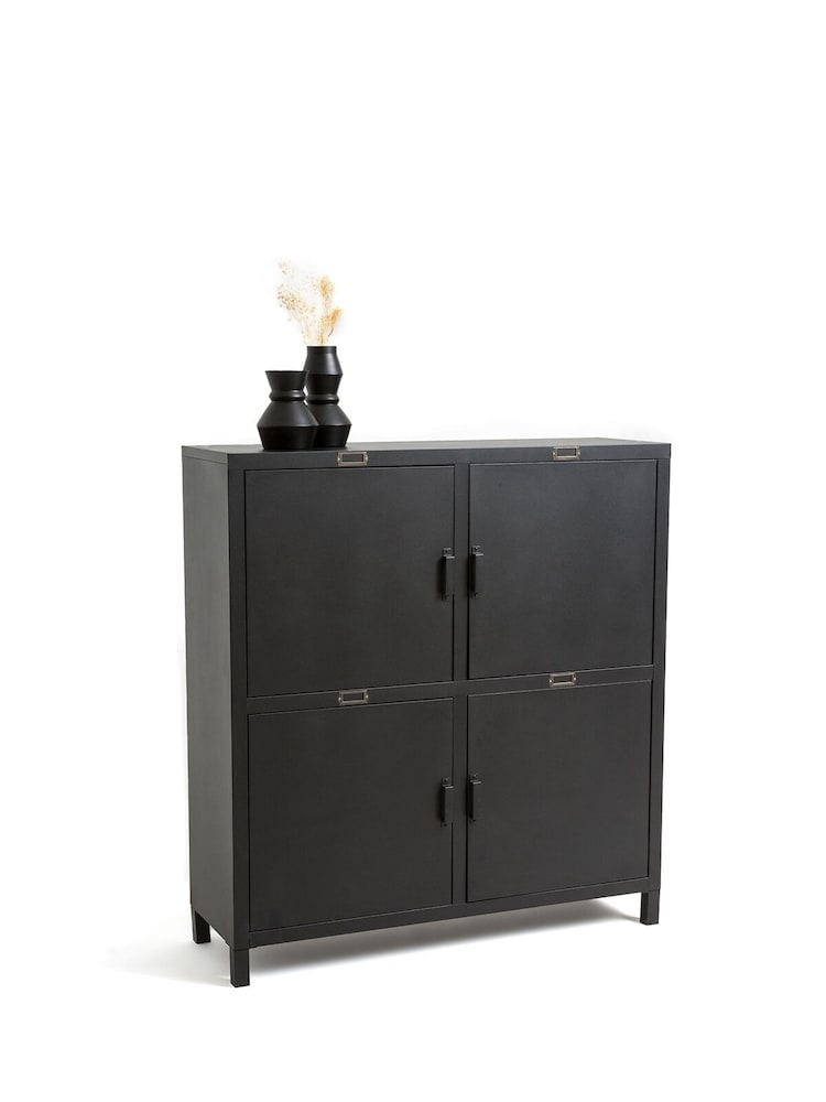 La Redoute Intérieurs Black Hiba 4-Door Sideboard - Image 5 of 5