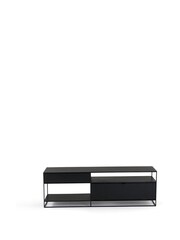 La Redoute Intérieurs Black Hiba Industrial Metal TV Unit - Image 2 of 6