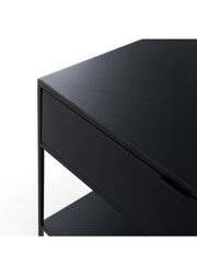 La Redoute Intérieurs Black Hiba Industrial Metal TV Unit - Image 5 of 6